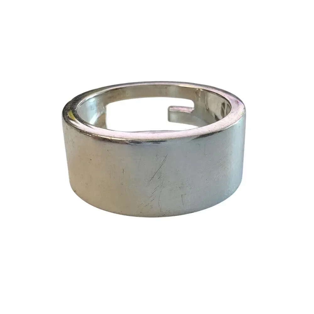 Gucci Abstract G Ring Sterling Silver - Size 4.75 - Picture 12 of 13